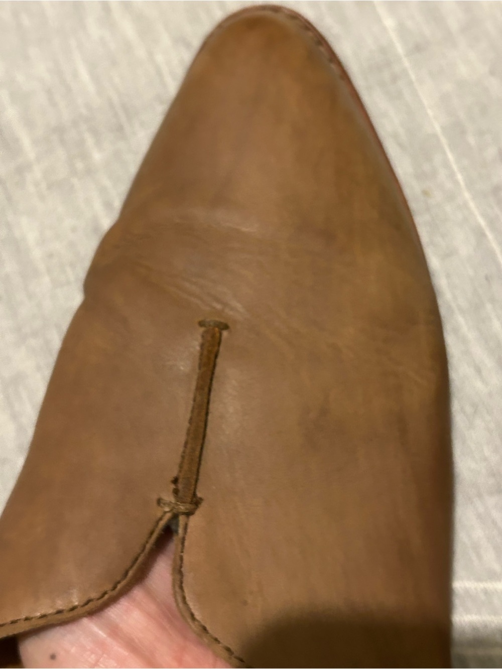 Frye Leather Seam Mules Nolan Tobacco - 9M - Picture 5 of 9